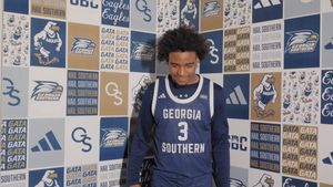 Video post by @GSAthletics_MBB on Twitter