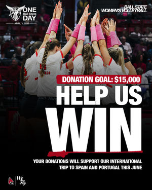 Image post by @ballstatewvb on Instagram