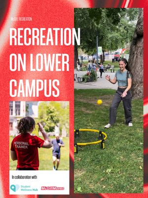 Image post by @mcgillrecreation on Instagram