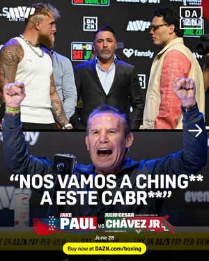 Image post by @daznboxing on Instagram