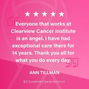 Image post by @clearviewcancerinstitute on Instagram