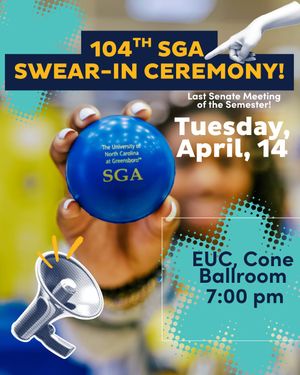 Image post by @uncg.sga on Instagram