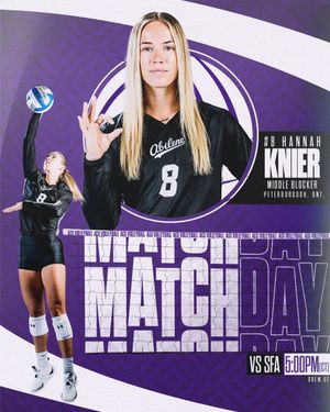 Image post by @ACU_Volleyball on Twitter