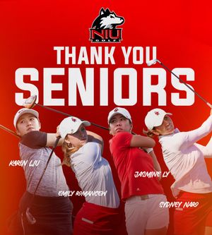 Image post by @NIUWomensgolf on Twitter