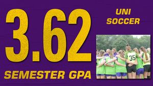 Image post by @UNI_Soccer on Twitter