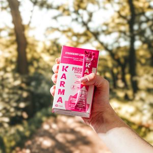 Image post by @drinkkarmawater on Instagram