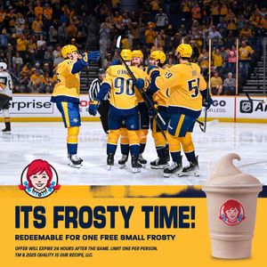 Image post by @PredsNHL on Twitter