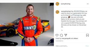 Image post by @sunnydracing on Instagram