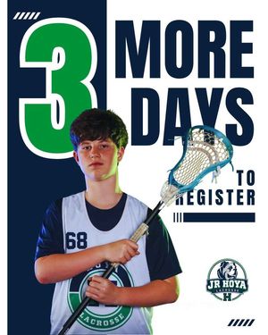 Image post by @JR Hoyas Lacrosse on Facebook
