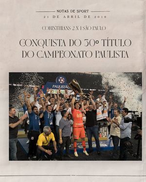 Image post by @corinthians on Instagram