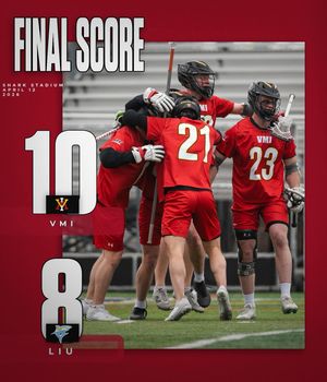 Image post by @vmi_lacrosse on Instagram