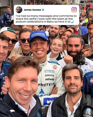 Image post by @f1 on Instagram