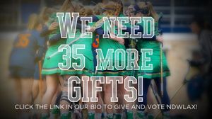 Image post by @ndwomenslax on Instagram