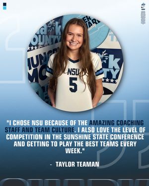 Image post by @nsu_vball on Instagram