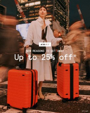 Image post by @away on Instagram