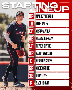 Image post by @TexasTechSB on Twitter