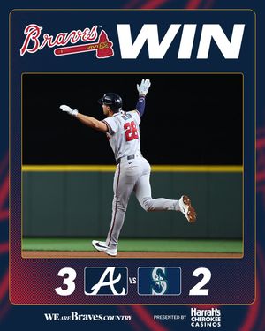 Image post by @braves on Instagram