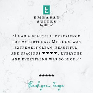 Image post by @embassysuitesgvilledt on Instagram