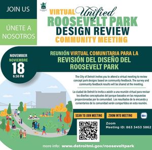 Image post by @DetroitParksRec on Facebook