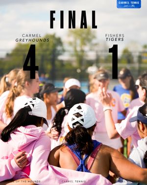 Image post by @carmelhsgirlstennis on Instagram