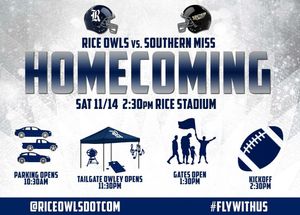 Image post by @riceathletics on Instagram