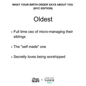 Image post by @overheardnewyork on Instagram
