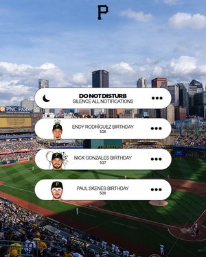 Image post by @Pirates on Twitter