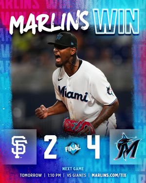 Image post by @marlins on Instagram