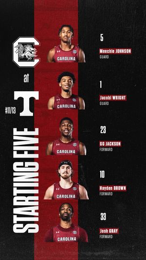Image post by @GamecockMBB on Twitter/X
