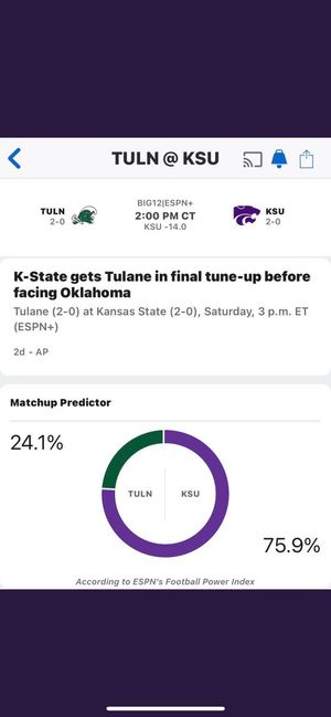 Image post by @GreenWaveFB on Twitter