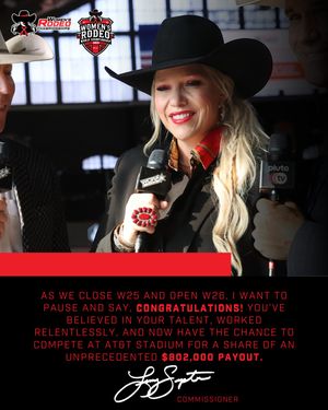 Image post by @womensrodeo on Instagram