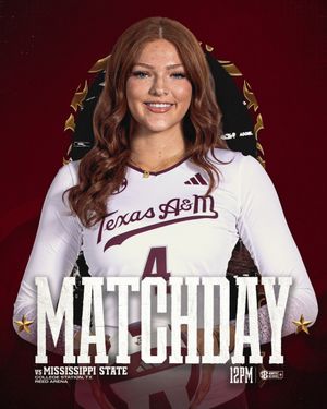 Image post by @aggievolleyball on Instagram