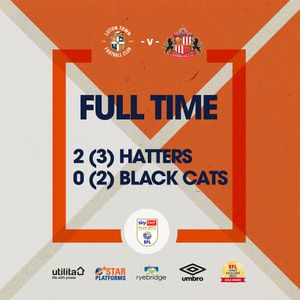 Image post by @LutonTown on Twitter/X