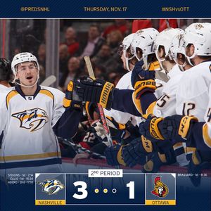 Image post by @predsnhl on Instagram