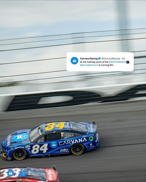 Image post by @carvanaracing on Instagram