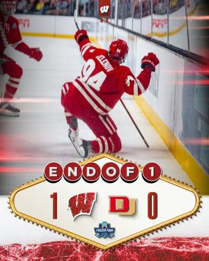 Image post by @BadgerMHockey on Twitter