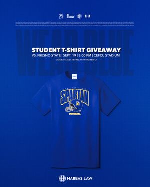 Image post by @sanjosestatefb on Instagram