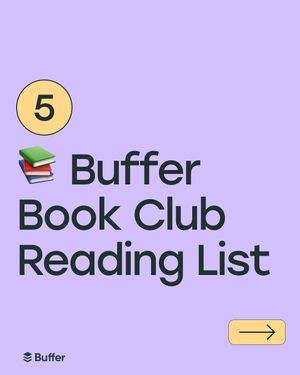 Image post by @buffer on Instagram