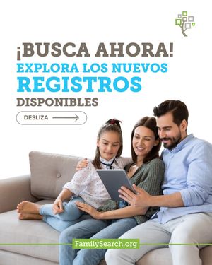 Image post by @familysearchesp on Instagram