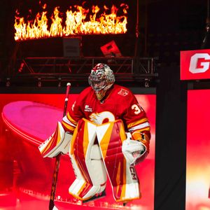 Image post by @NHLFlames on Twitter/X