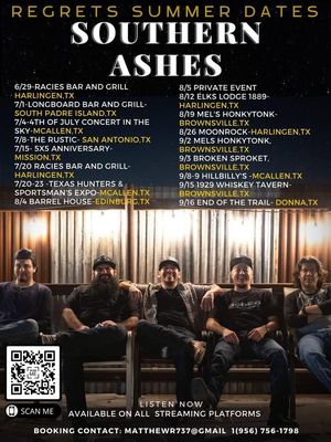 Image post by @SouthernAshesMusic on Facebook