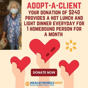Image post by @mealsonwheelswest on Instagram