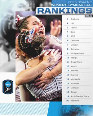 Image post by @NCAA_Gymnastics on Twitter