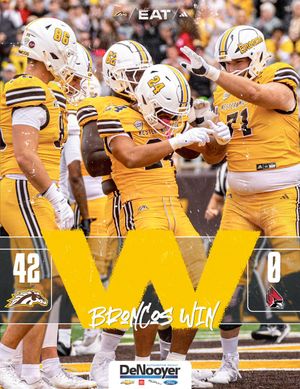 Image post by @WMU_Football on Twitter