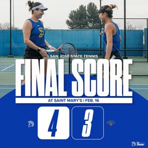 Image post by @sjsutennis on Instagram
