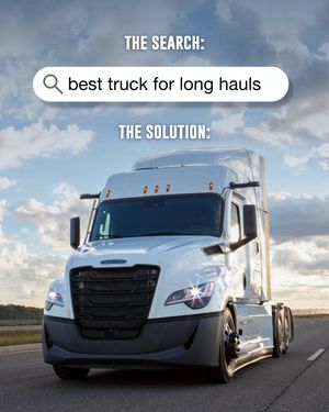 Image post by @freightlinertrucks on Instagram