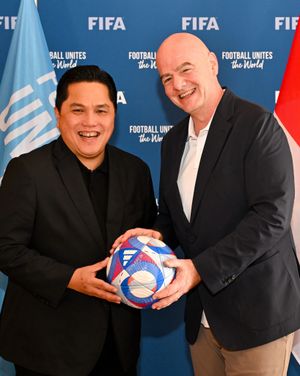 Image post by @gianni_infantino on Instagram