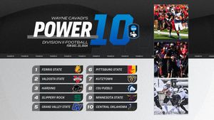 Image post by @NCAADII on Twitter