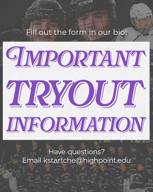 Image post by @highpointud2hockey on Instagram