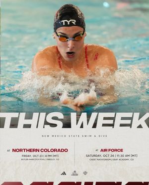 Image post by @nmstateswimdive on Instagram
